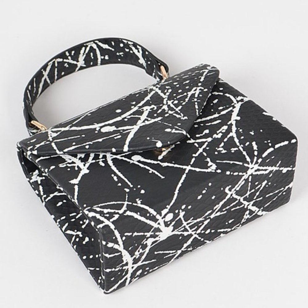 1 LEFT!! CALL IT ABSTRACT SPLATTER PAINT BAG - Picture 4 of 4